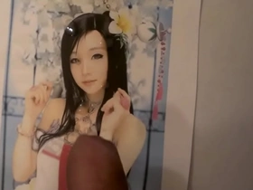 Hot Japanese girl gets facial in cosplay sex scene