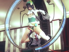 Japanese sissy Venti in Genshin Impact gets a good drilling