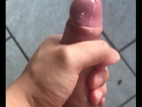 Gay Asian mans uncontrollable orgasm