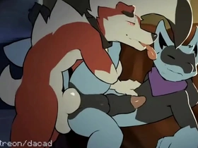 Hot gay feet and anal action in a furry Yiff compilation