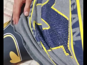 Bi play with panty wearing gay taking care of the neighbor’s house