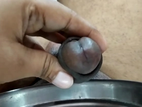 Hot homemade video of straight Asian mans great sex with real orgasm