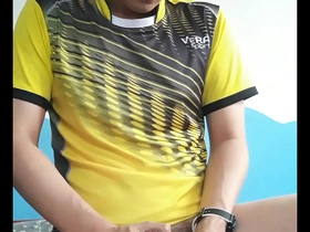 Gay Thai man squirts during sex scene.