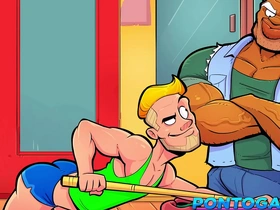 Gay porn with amador star Johnny in boquete and gp scenes