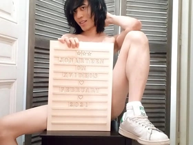 Jon Arteen, the emo gay stripper in white socks and Adidas Stan Smith.