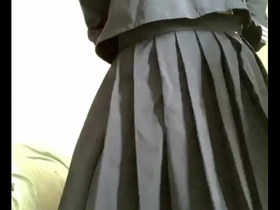 Solo Japanese amateur womans outfit