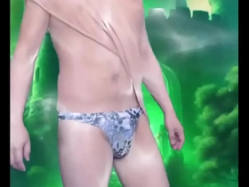 He dances with the elegance of a cat, his public strip tease performance is a beauty to watch.