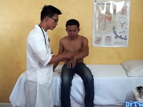 Gay BJ in uniform, straight guy’s surprise pleasure