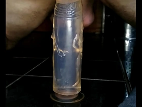 Hot solo gay scene with anal pleasure