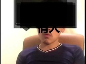 Gay Chinese man masturbates on webcam