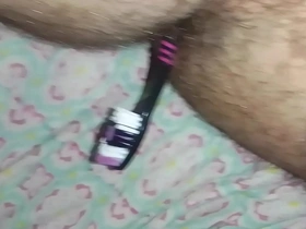 Solo boys gay masturbation with anal play