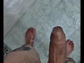 Solo pleasure: Amateur gays bathroom confession