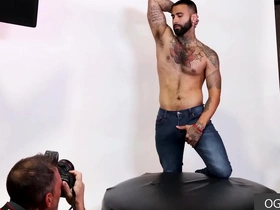Some hot gay action in a photoshoot