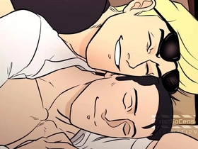 Muscular Johny Brav0 and Samur4i Jack in animated porn video