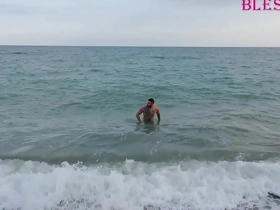 Gay porn with Magic Javis hot cock and cumshot on the beach